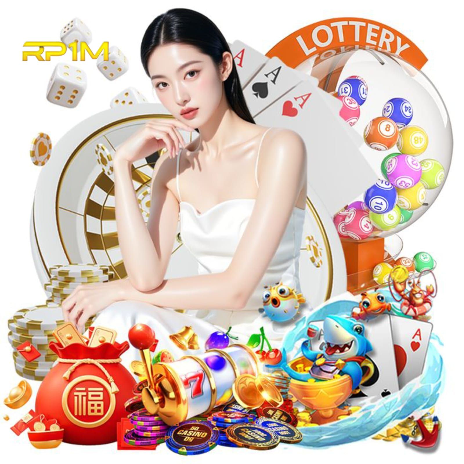 Caishen Wins slot game interface showing five reels with Asian prosperity symbols and payout table